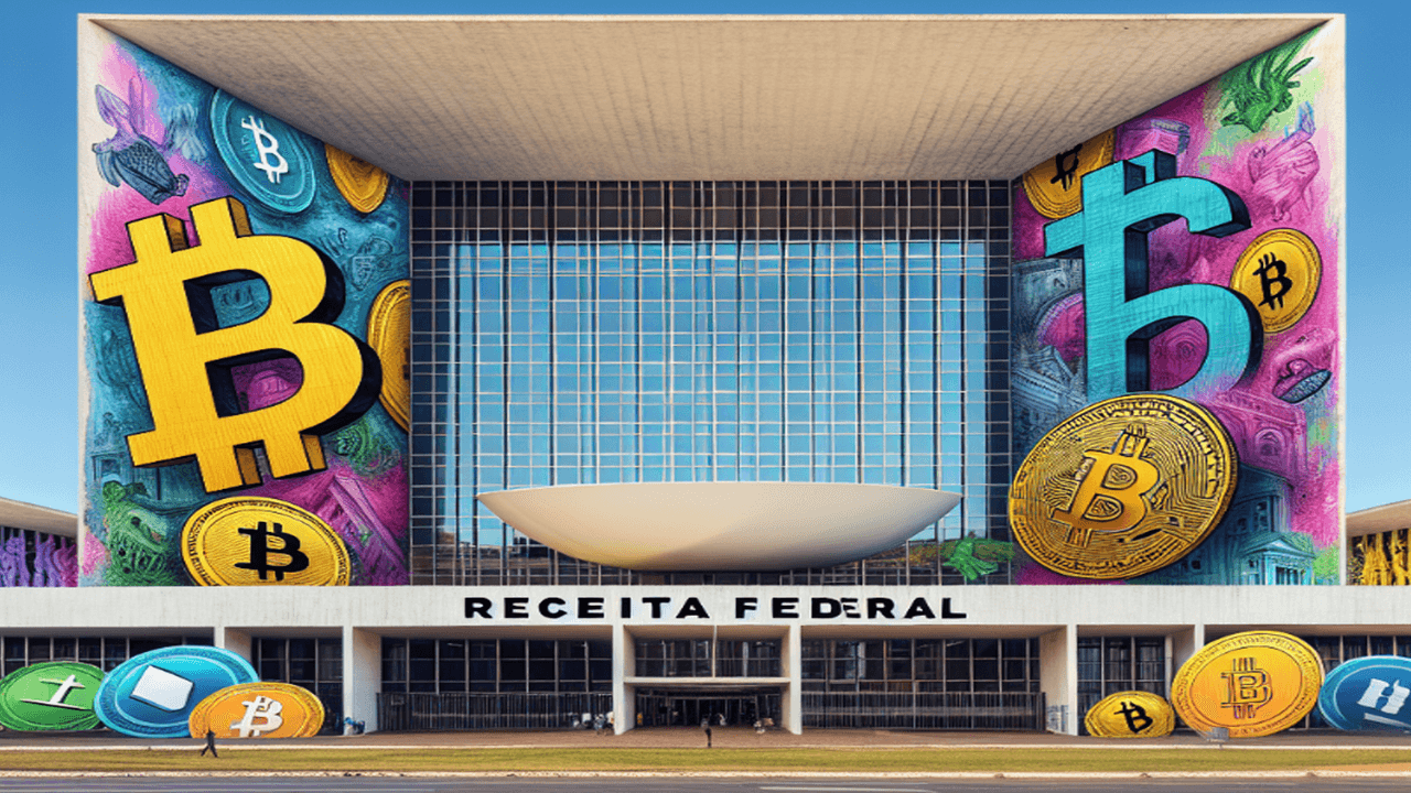 Imagem ilustrativa dos ativos de cripto na Receita Federal