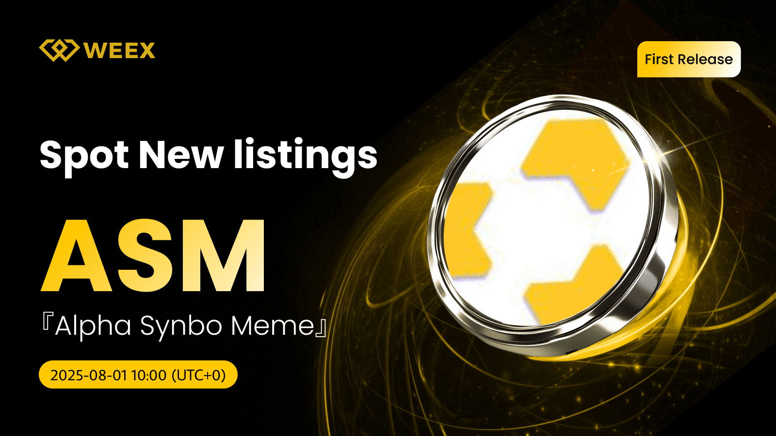 Alpha Synbo Meme (ASM) Goes Live on WEEX with ASM USDT Pair