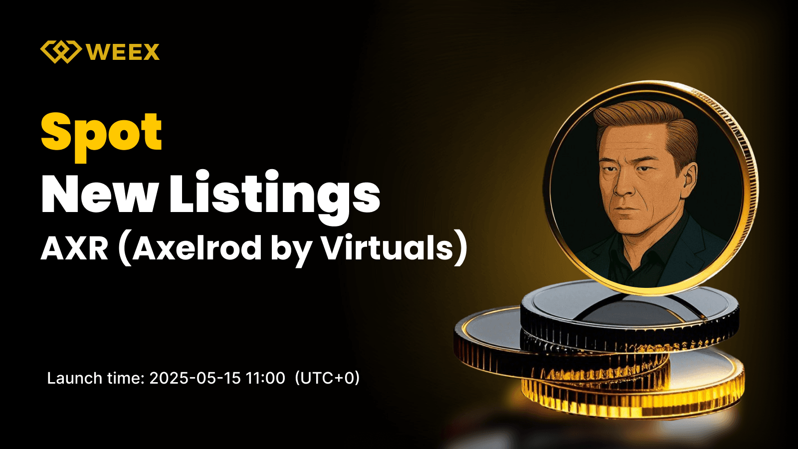 Axelrod by Virtuals (AXR) Set to Launch on WEEX Spot