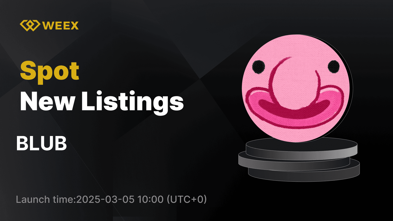 BLUB USDT Spot Trading Pair Gets Listed on WEEX