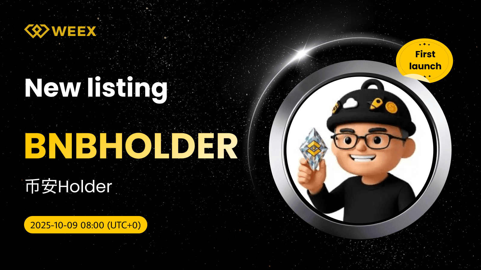 BNBHOLDER USDT İşlemleri Şimdi WEEX'te Canlı