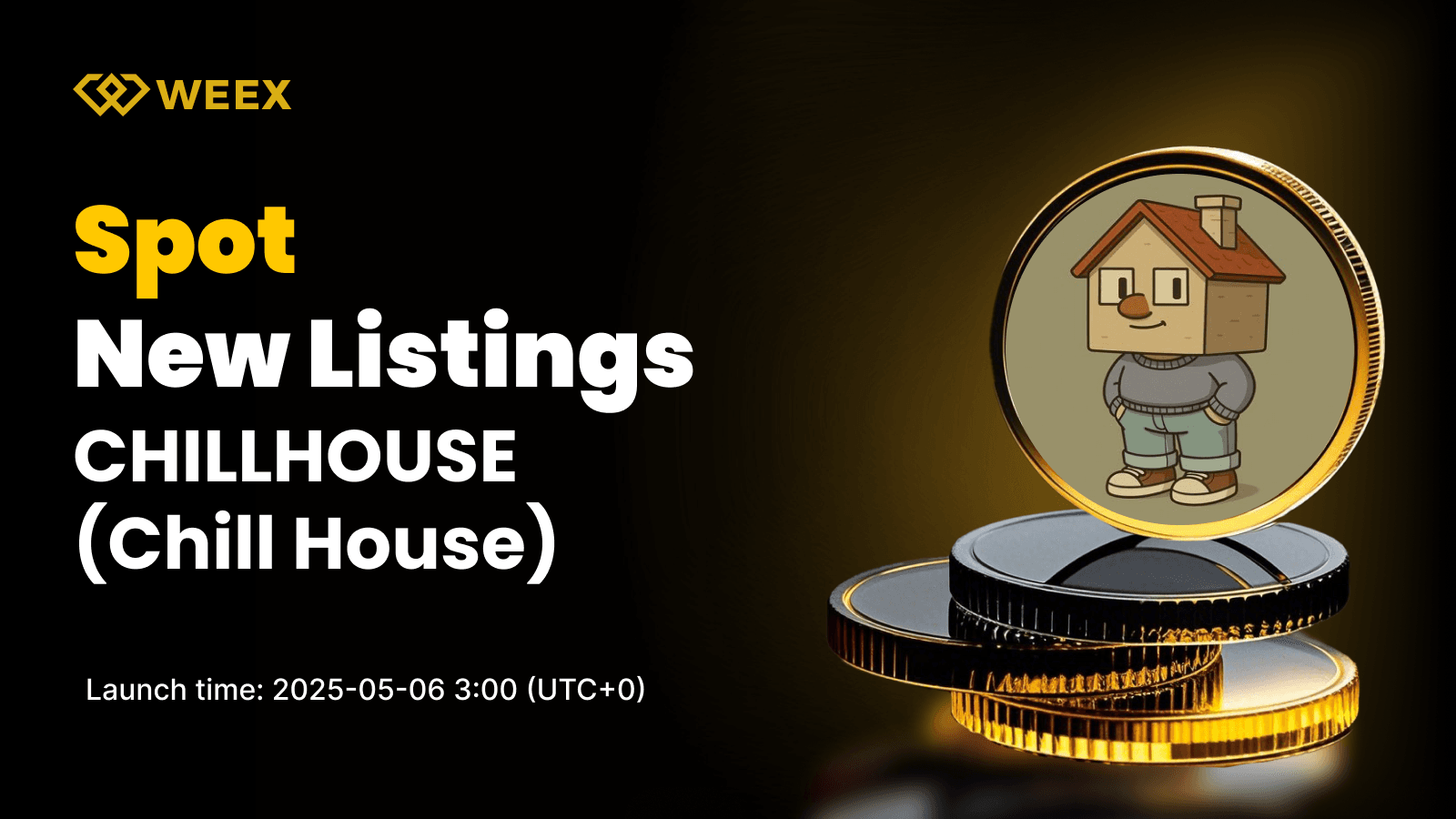 Chill House (CHILLHOUSE) Debuts on WEEX Spot — CHILLHOUSE USDT Trading Now Available