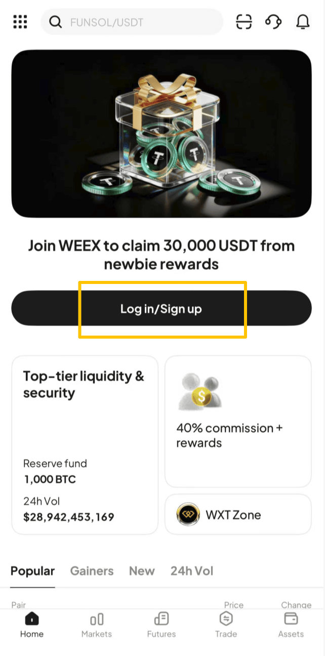 Find Your WEEX UID Via the App Step 1.png