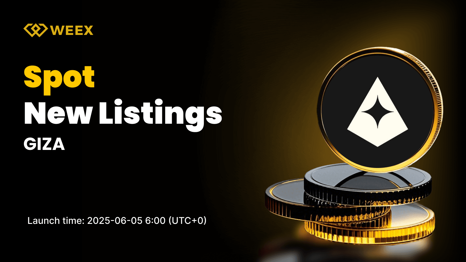 GIZA USDT Will be Listed on WEEX Spot Trading