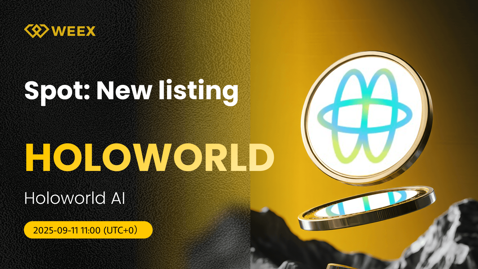 HOLOWORLD/USDT Spot Trading Available on WEEX from Sep 11