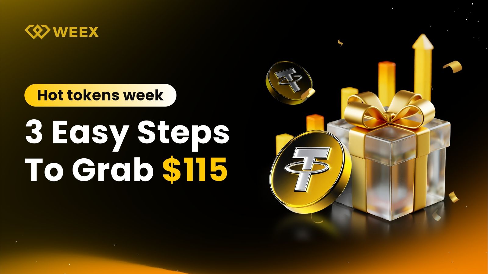 New User Exclusive on WEEX Exchange: Win 115 USDT with Hot Tokens Week Airdrop