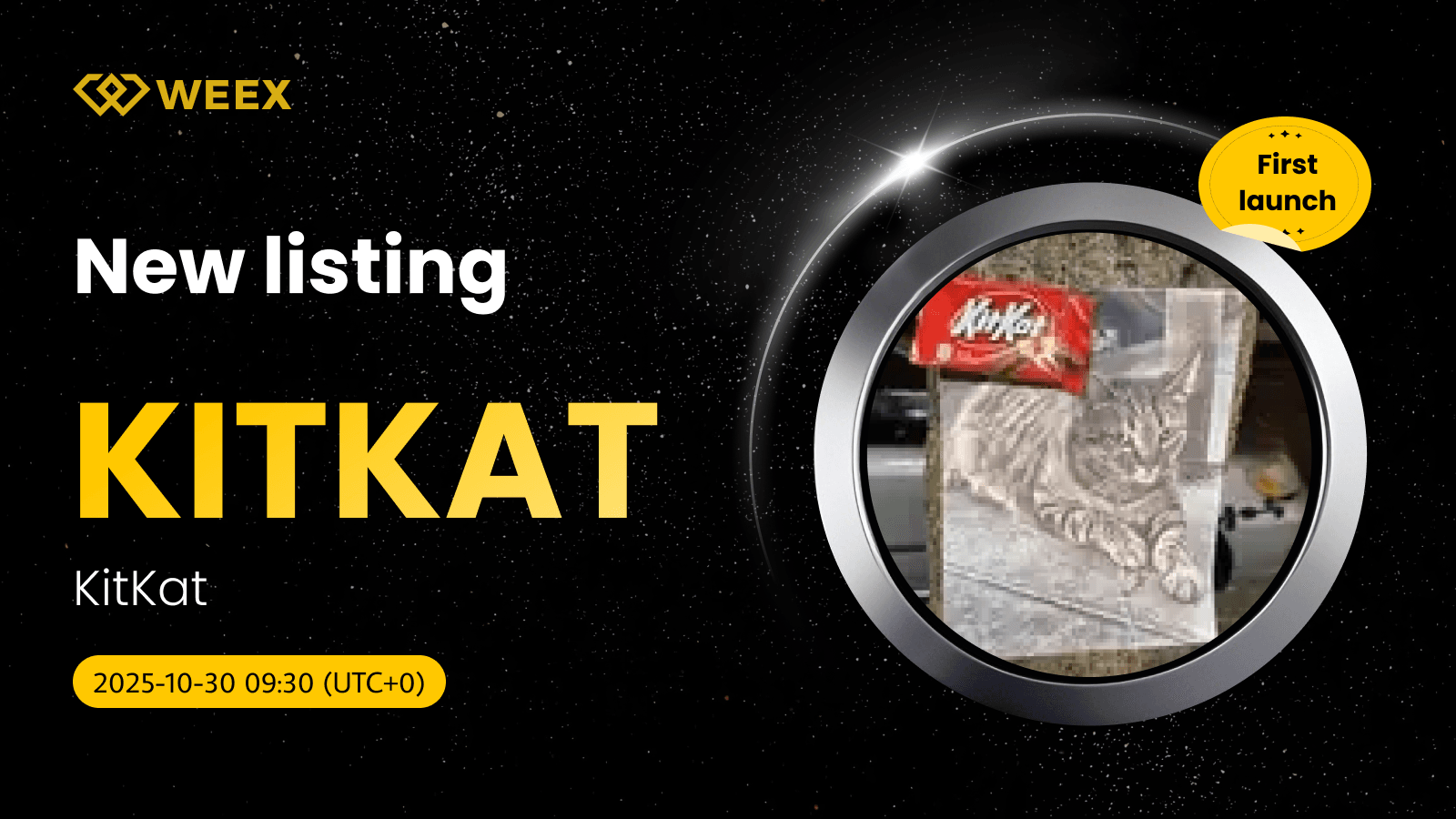 KitKat (KITKAT) Coin now listed on WEEX