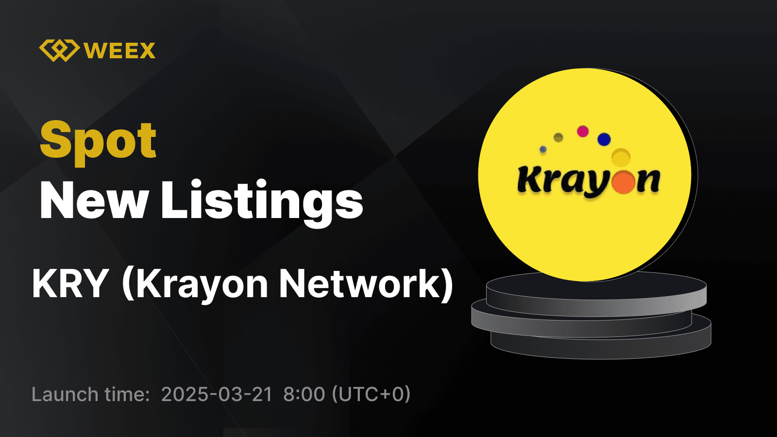 Krayon Network (KRY) Now Live on WEEX