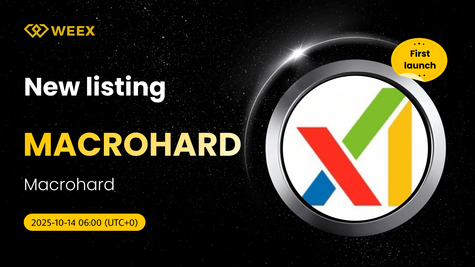 MACROHARD USDT ahora está en vivo en WEEX para operaciones al contado