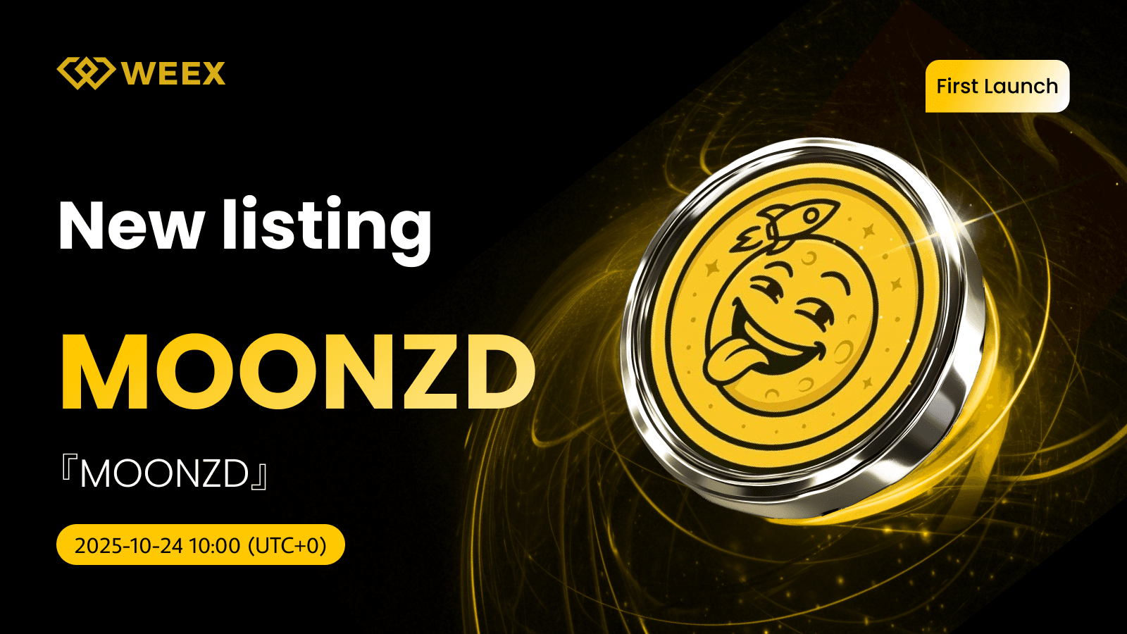 MOONZD USDT Spot Trading Debuts on WEEX Exchange