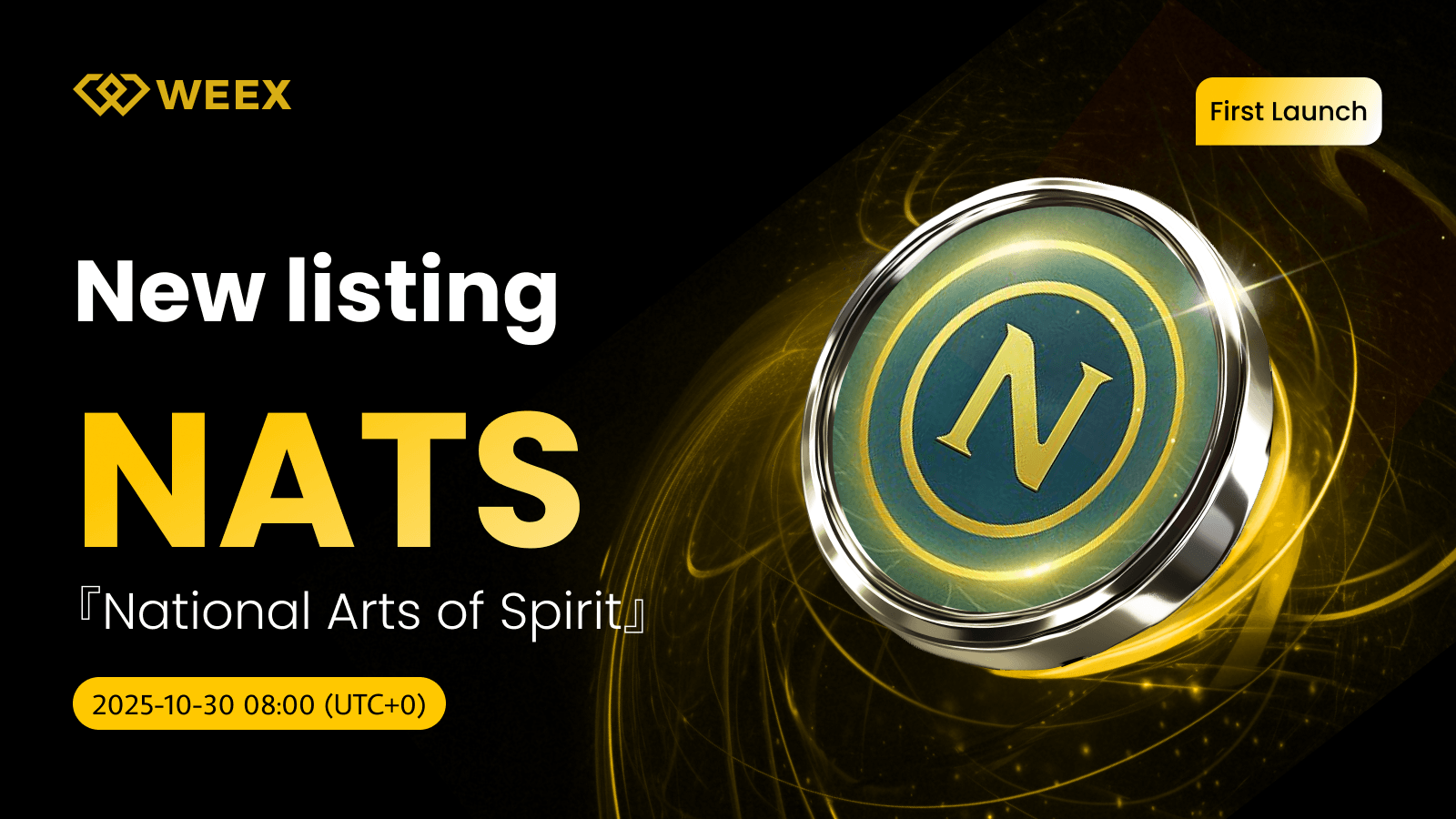 NATS USDT Listing: National Arts of Spirit (NATS) Coin on WEEX