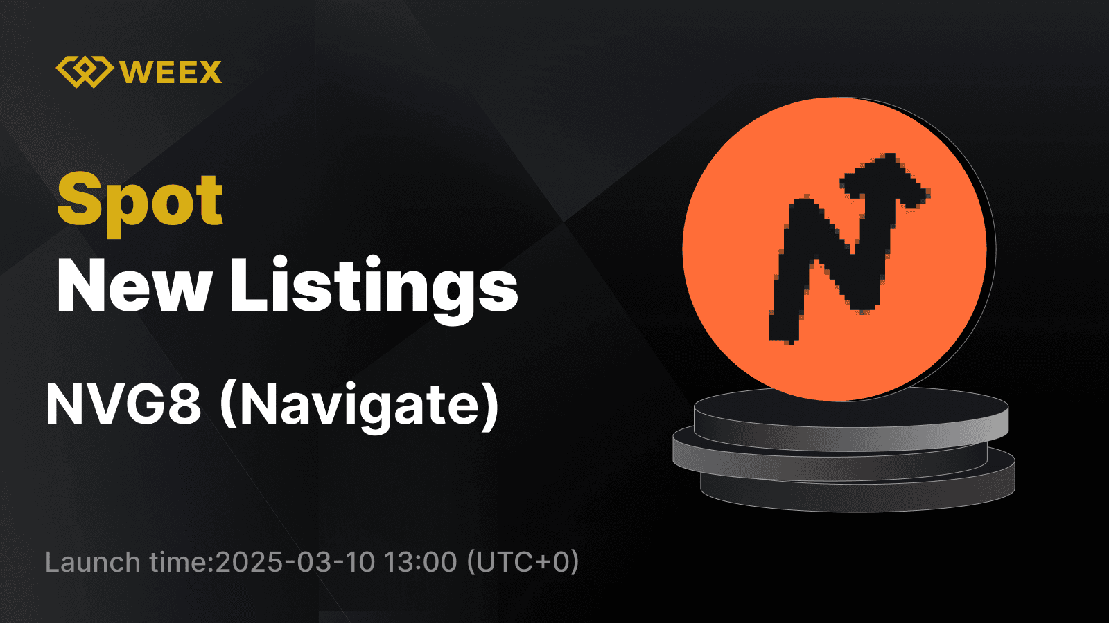 Navigate (NVG8) Now Listed on WEEX Spot with NVG8 USDT Trading Open