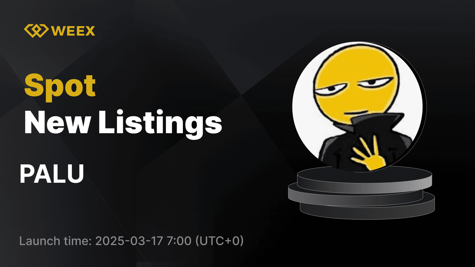 PALU USDT Spot Trading Now Open on WEEX