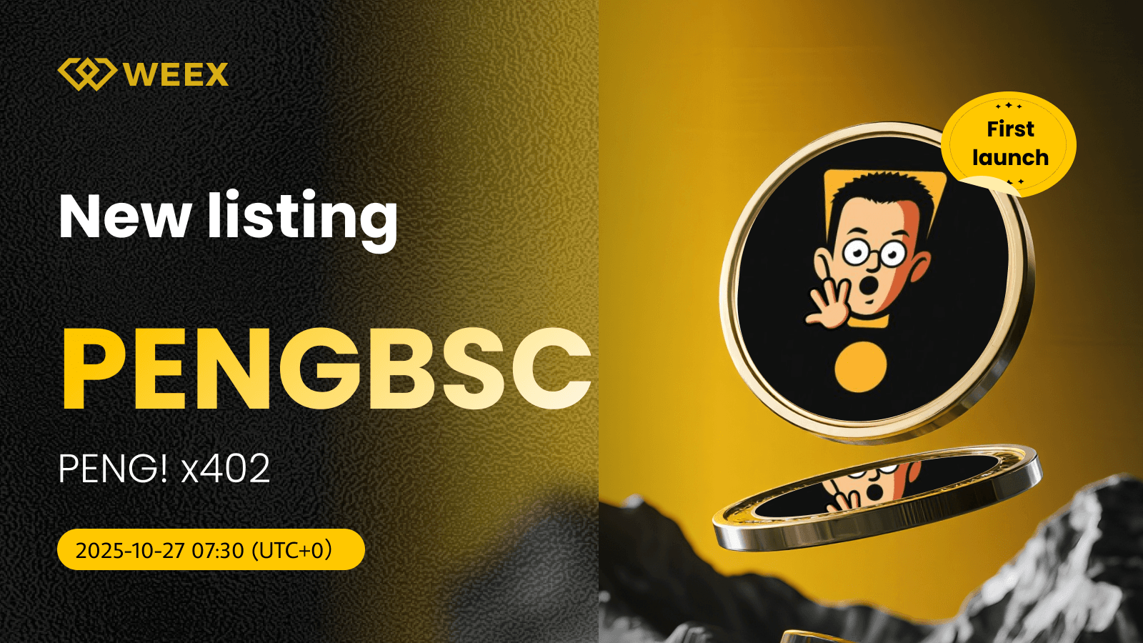 PENG! x402 (PENGBSC) Coin now available on WEEX