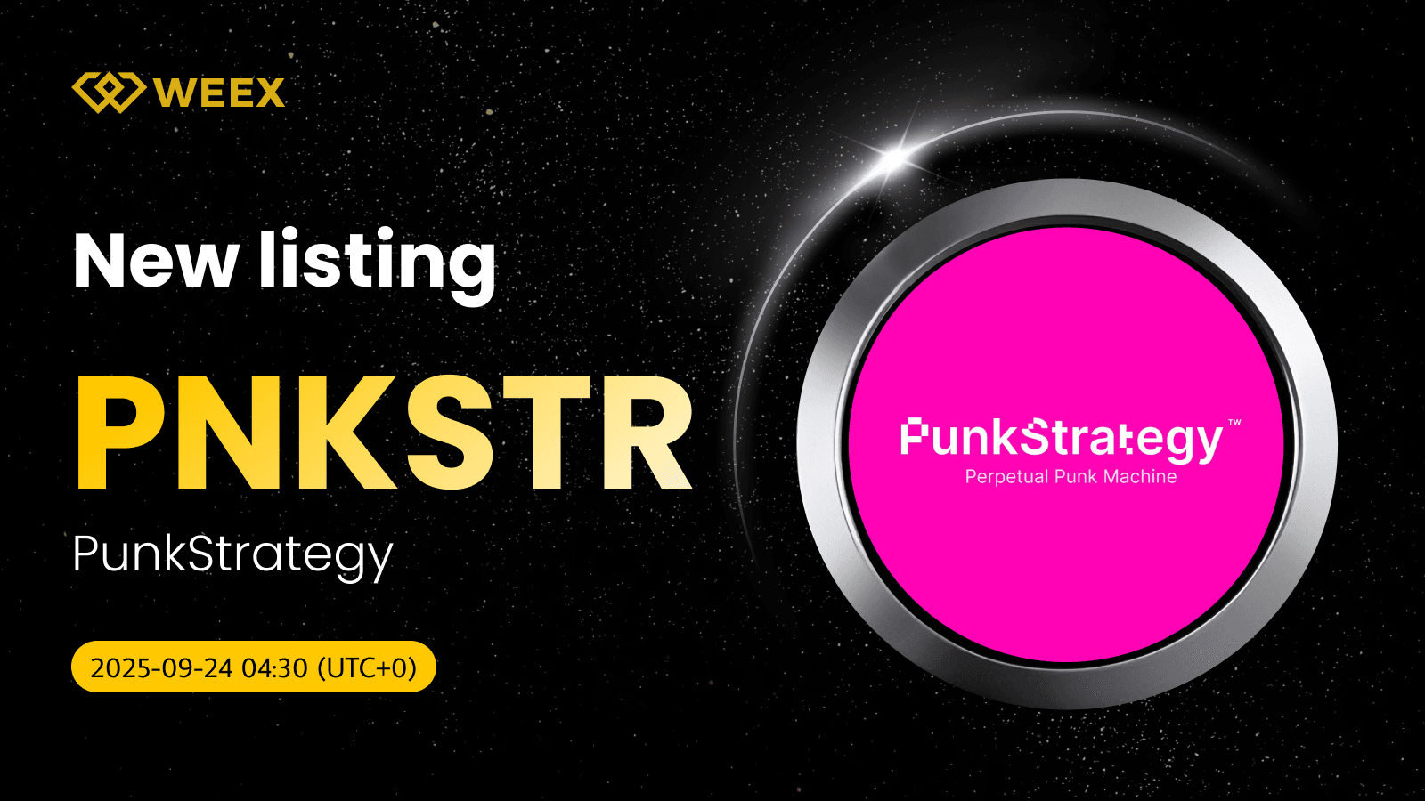 PNKSTR USDT Artık WEEX'te Canlı: PunkStrategy Coin ile Ticaret Yapın