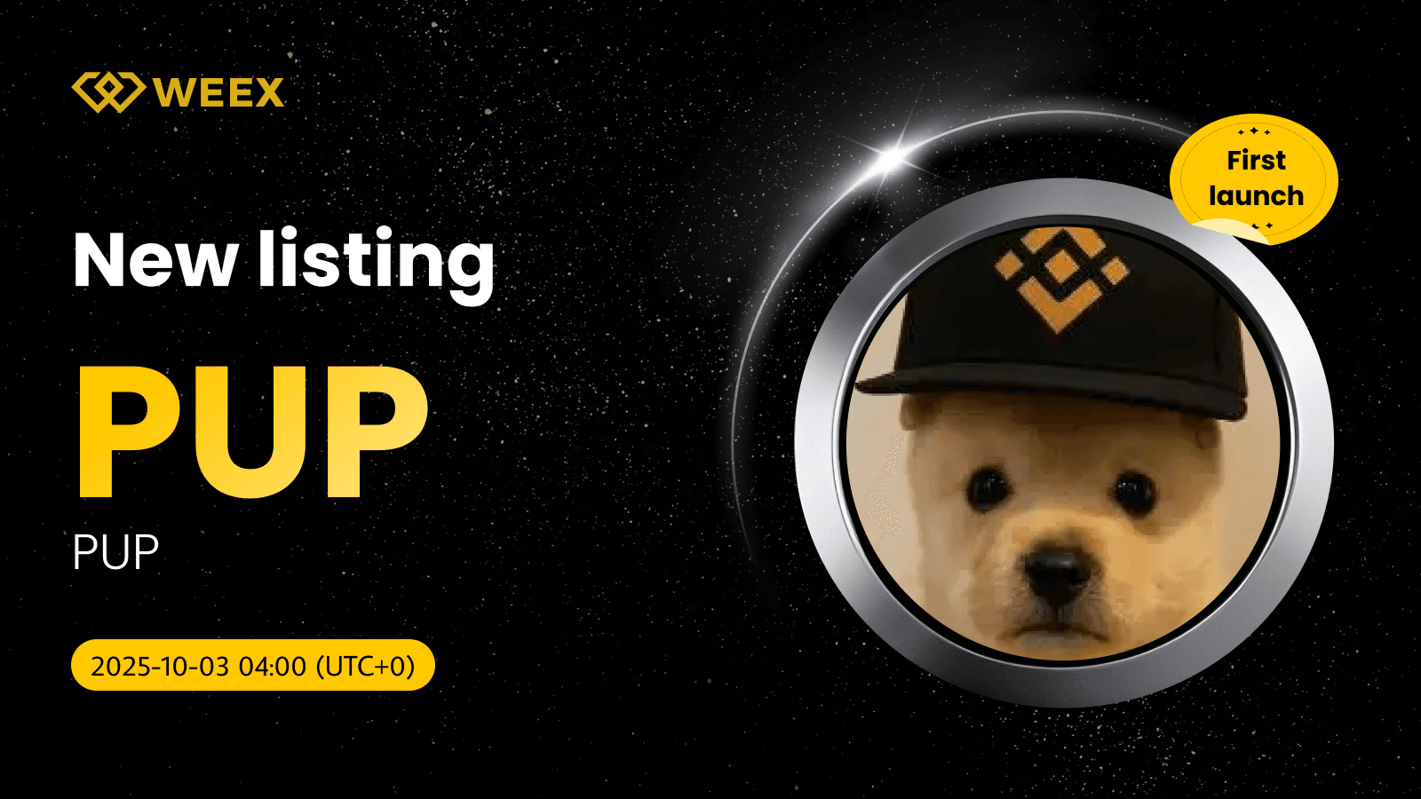 WEEXにてPUP USDT現物取引を開始