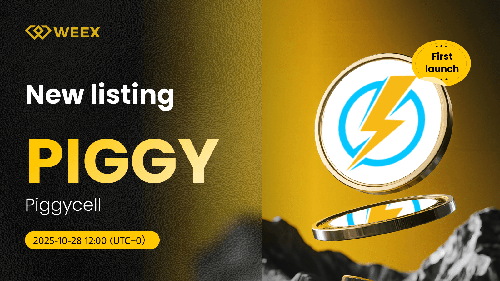 Piggycell (PIGGY) Coin now available on WEEX