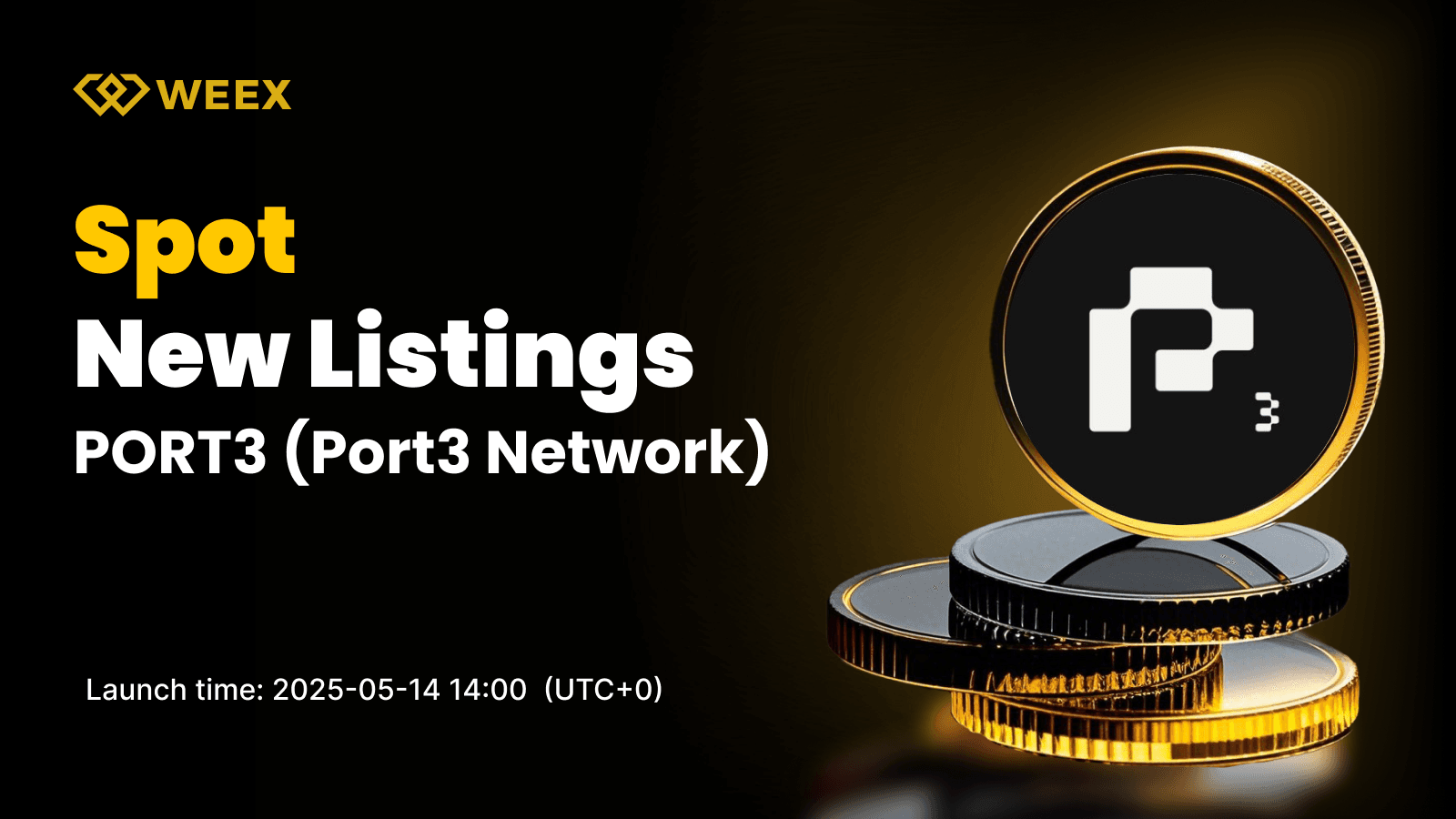 Port3 Network (PORT3) Now Trading on WEEX Spot