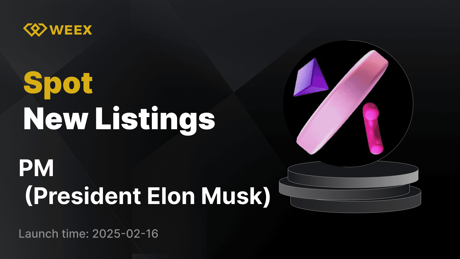 President Elon Musk (PM) Now Available for Trading with PM USDT on WEEX