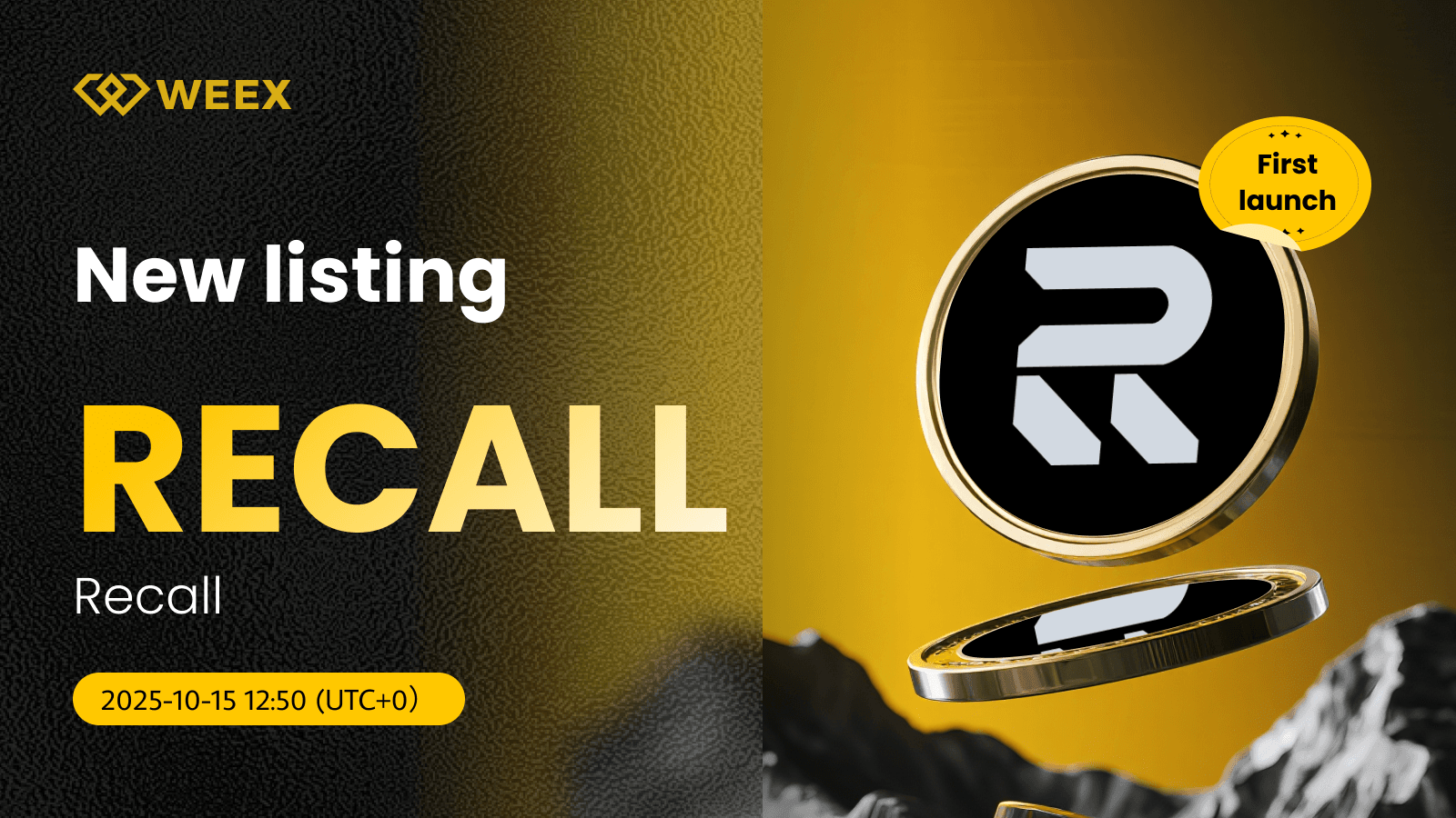 قوائم WEEX لتداول RECALL USDT لشبكة الاستدعاء