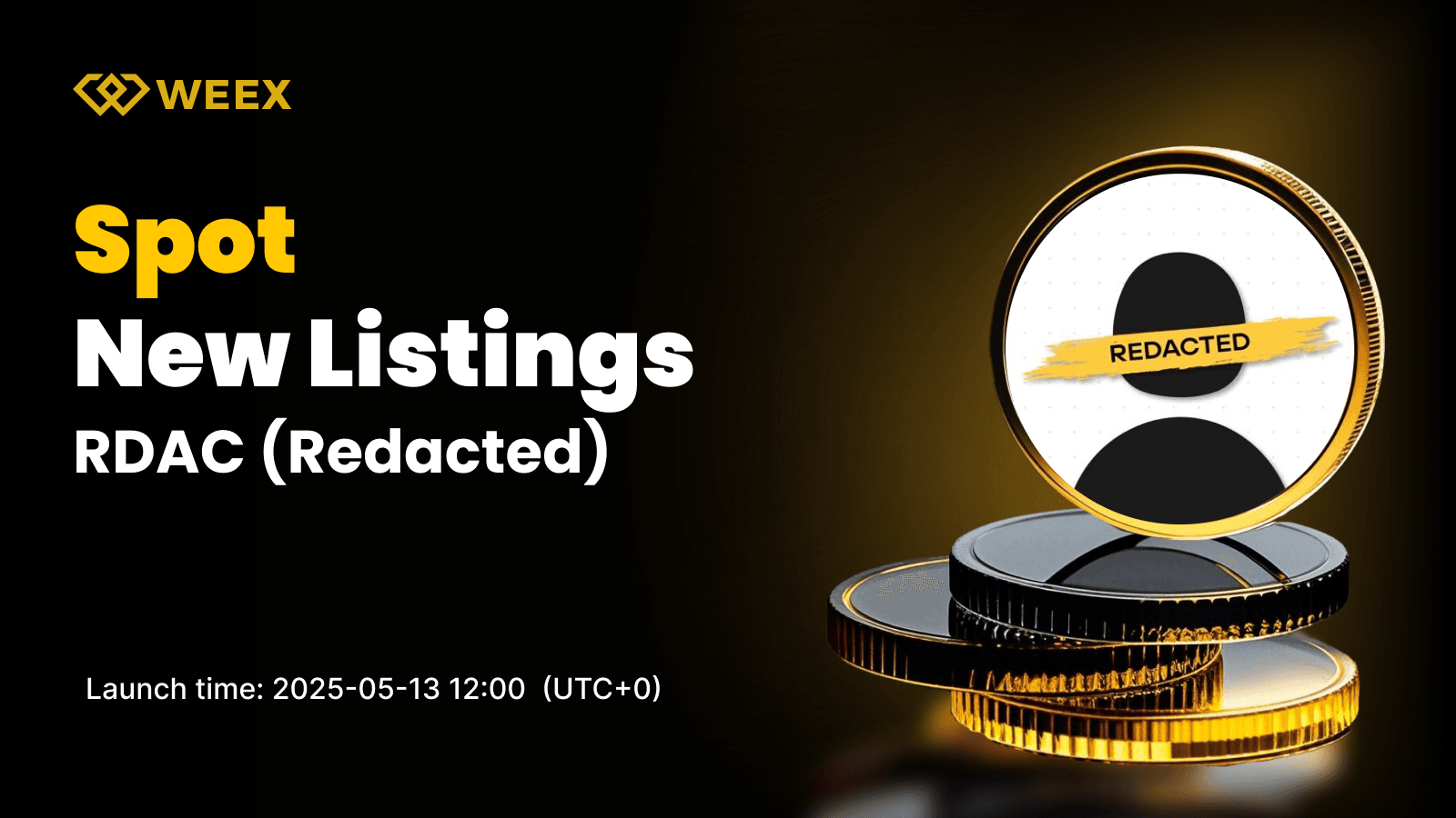 Redacted (RDAC) Now Available on WEEX — RDAC USDT Spot Trading Launches