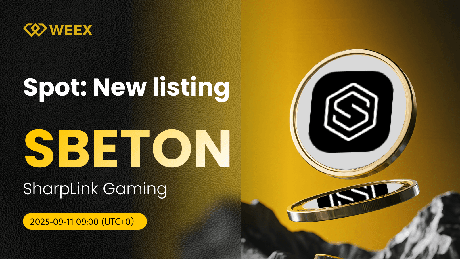 SBETON USDT Artık Canlı: WEEX'te SharpLink Gaming ile Ticaret Yapın