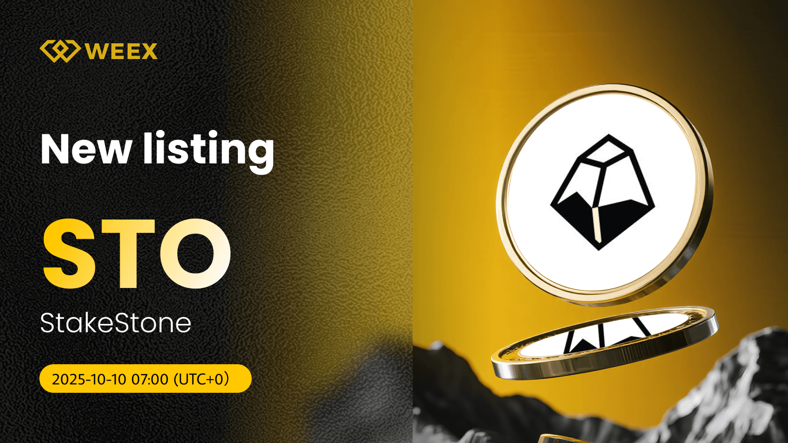 STO USDT Artık WEEX'te Canlı: Bugün StakeStone Coin ile Ticaret Yapın