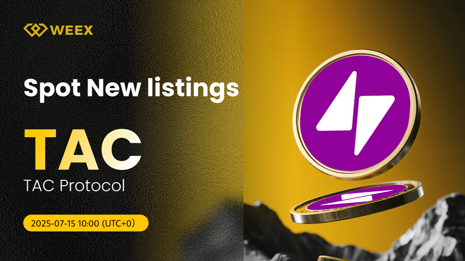 TAC Protocol (TAC) Arrives on WEEX Spot with TAC USDT Trading Now Live