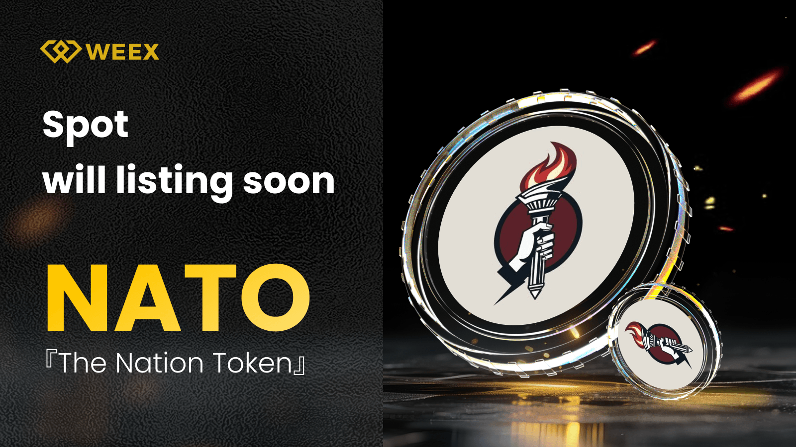 The Nation Token (NATO) Will Be Listed on WEEX Spot