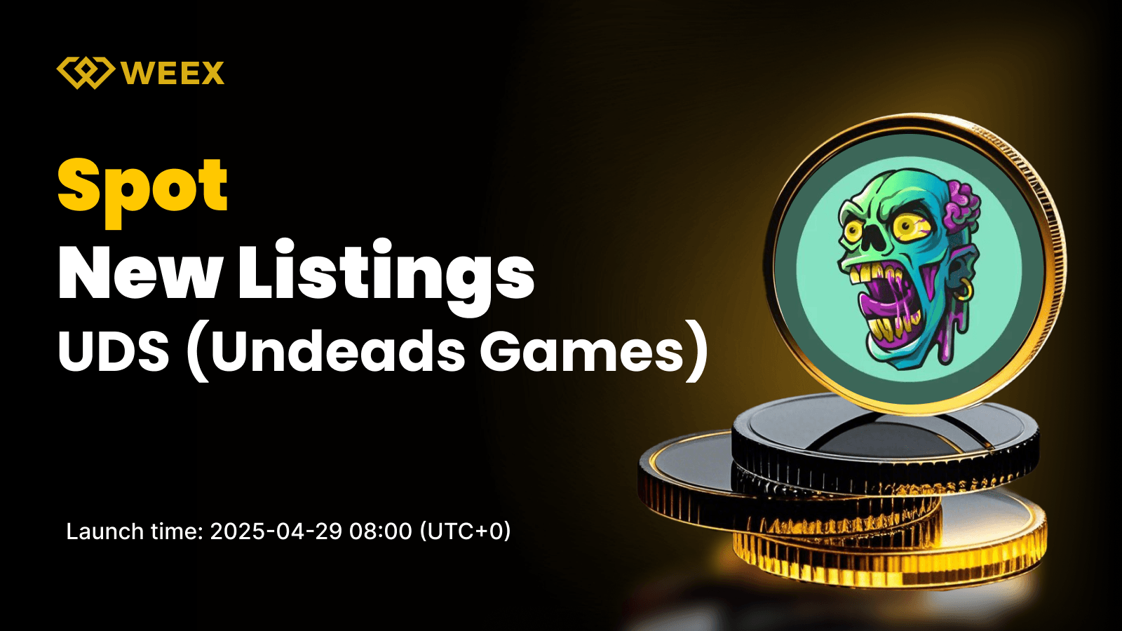 Undeads Games (UDS) Now Live on WEEX Spot