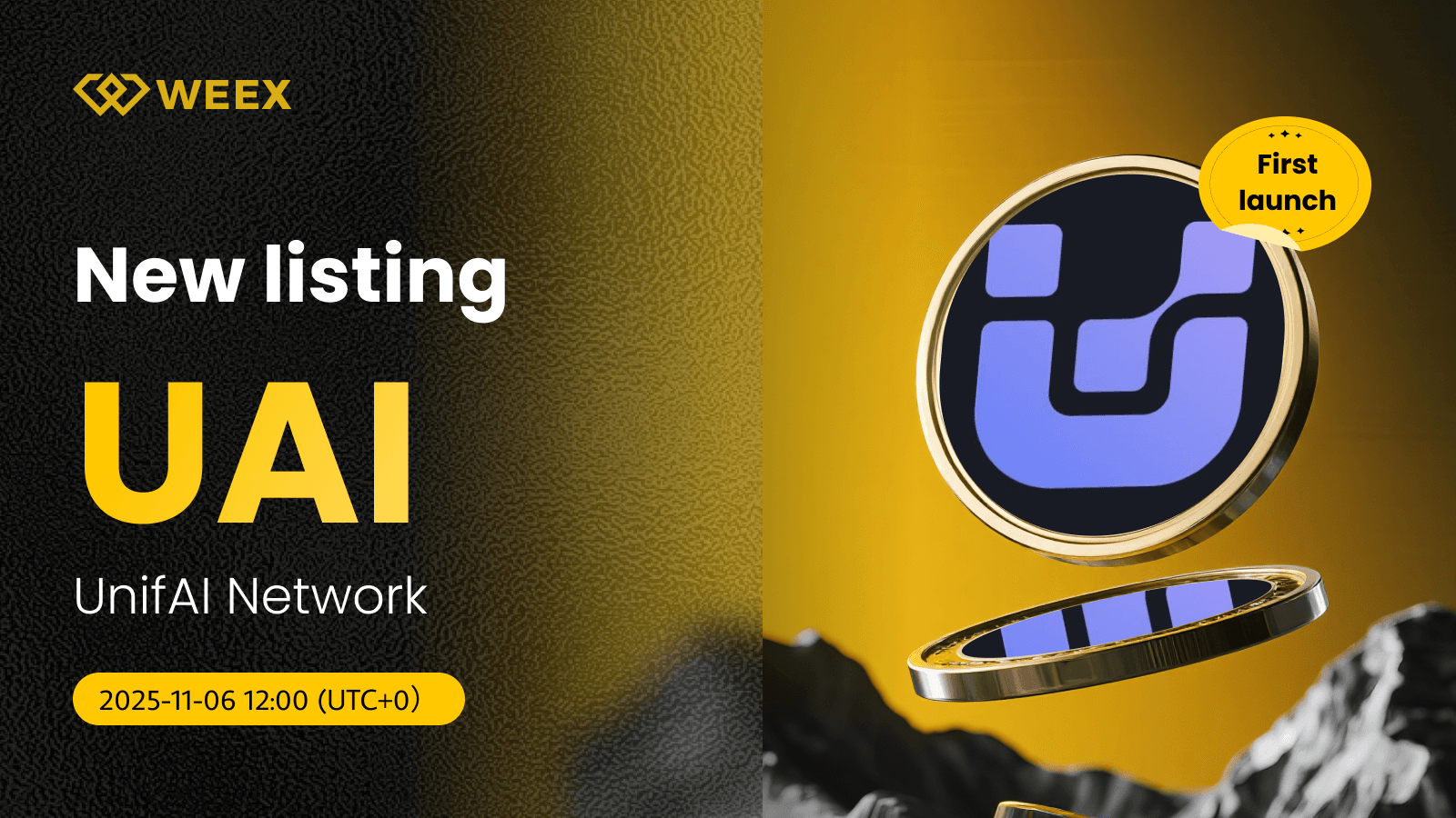UAI USDT Now Live on WEEX: UnifAI Network Coin Spot Debut