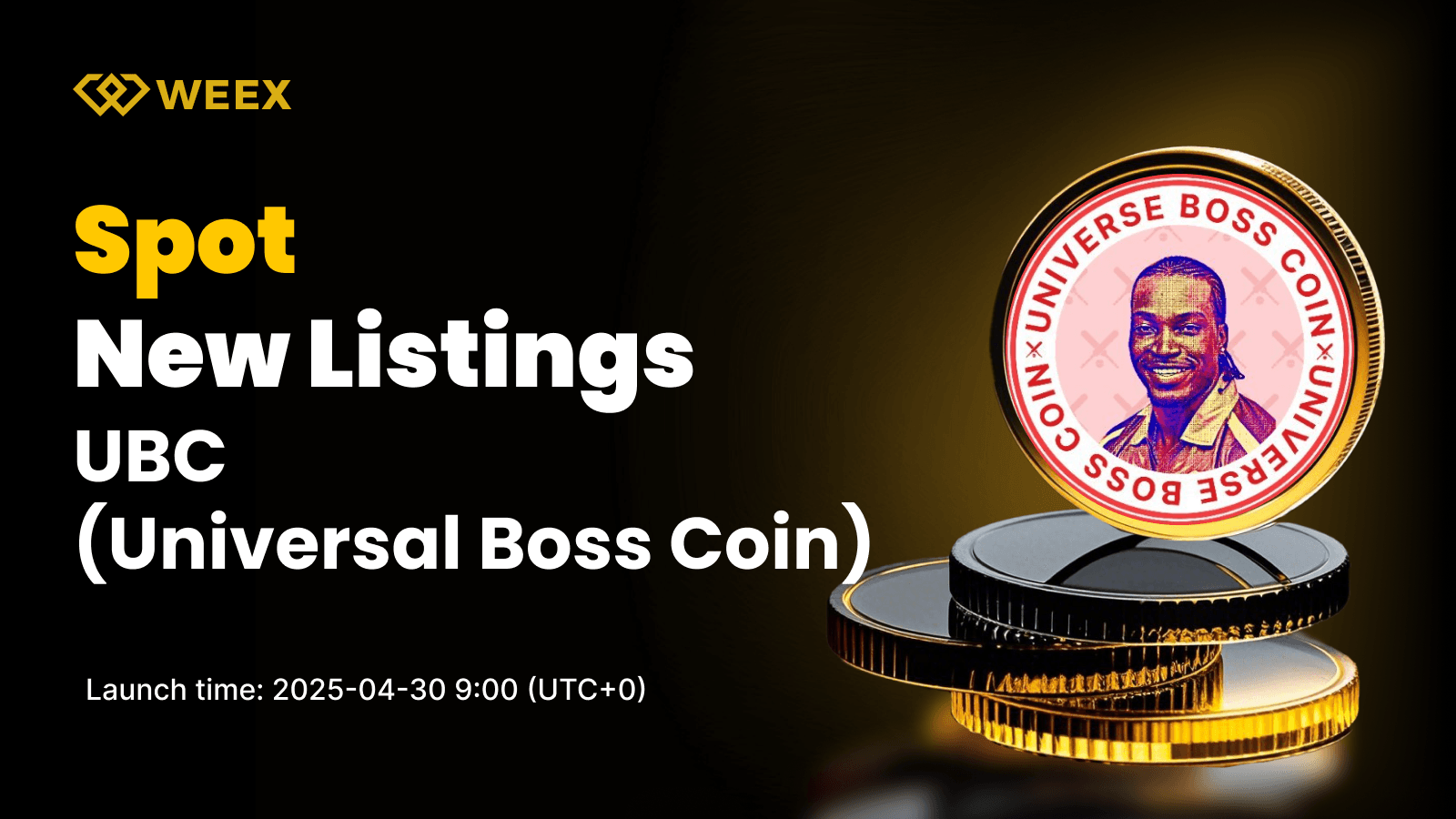 Universal Boss Coin (UBC) Makes Its Spot Market Debut on WEEX