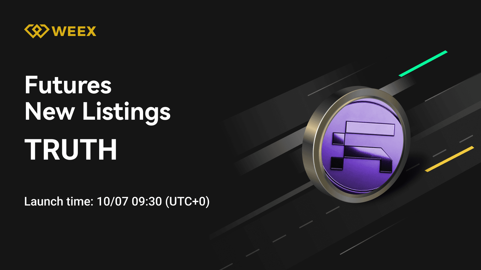 WEEX Futures, TRUTH Sürekli Sözleşmesini Başlattı