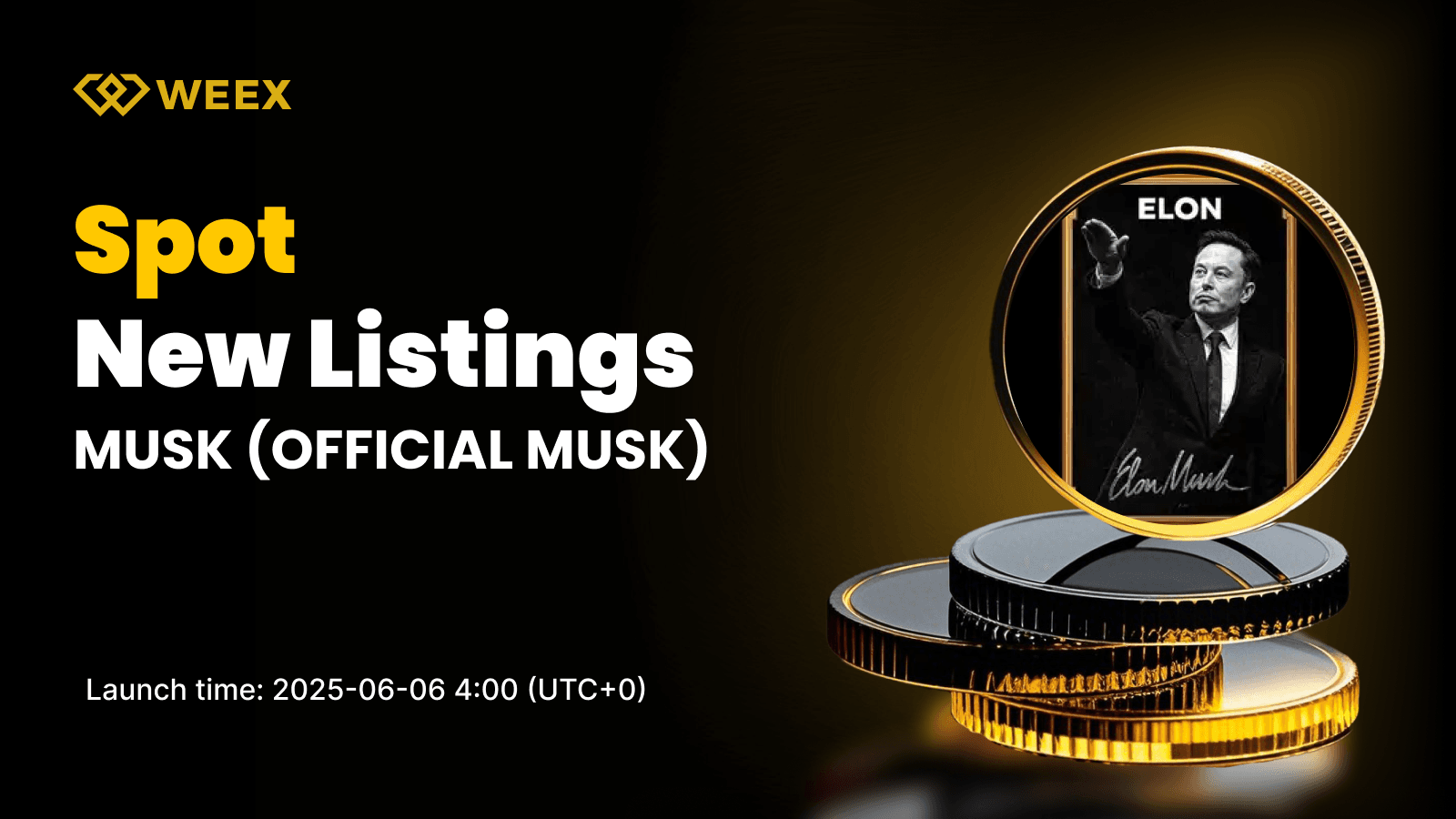 WEEX New Listing - OFFICIAL MUSK Will be Listed on WEEX Spot Trading