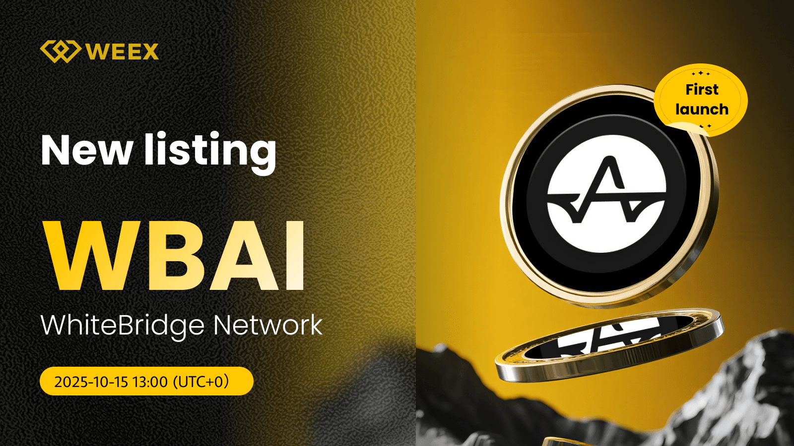عملة WhiteBridge Network (WBAI) متاحة الآن على WEEX