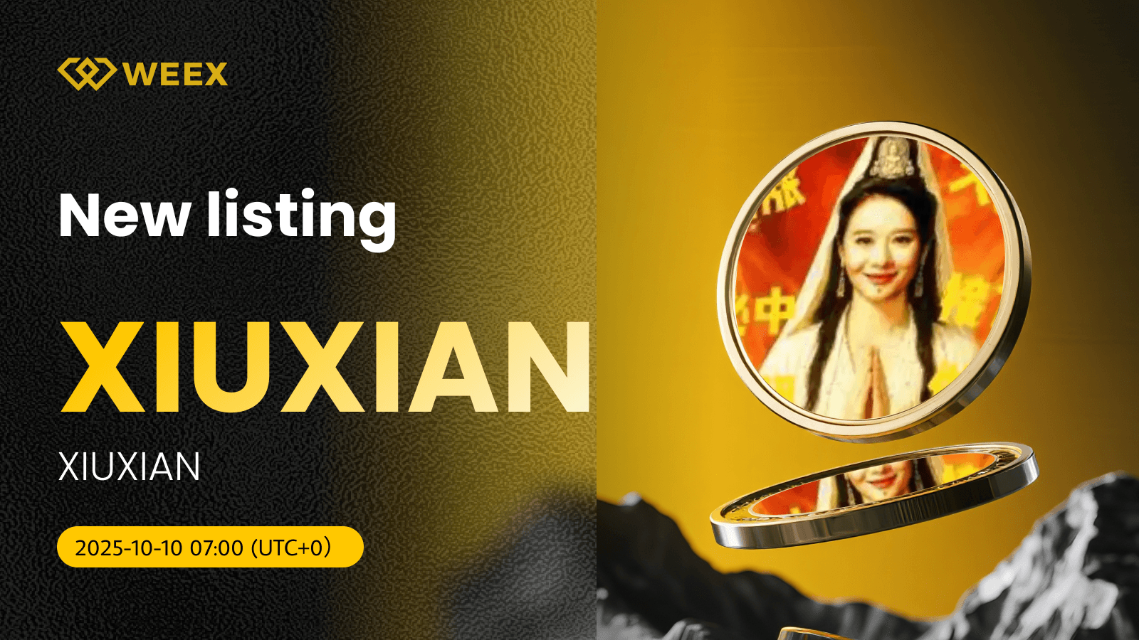 XIUXIAN USDT, XIUXIAN Coin Ticareti için WEEX'te Yayında
