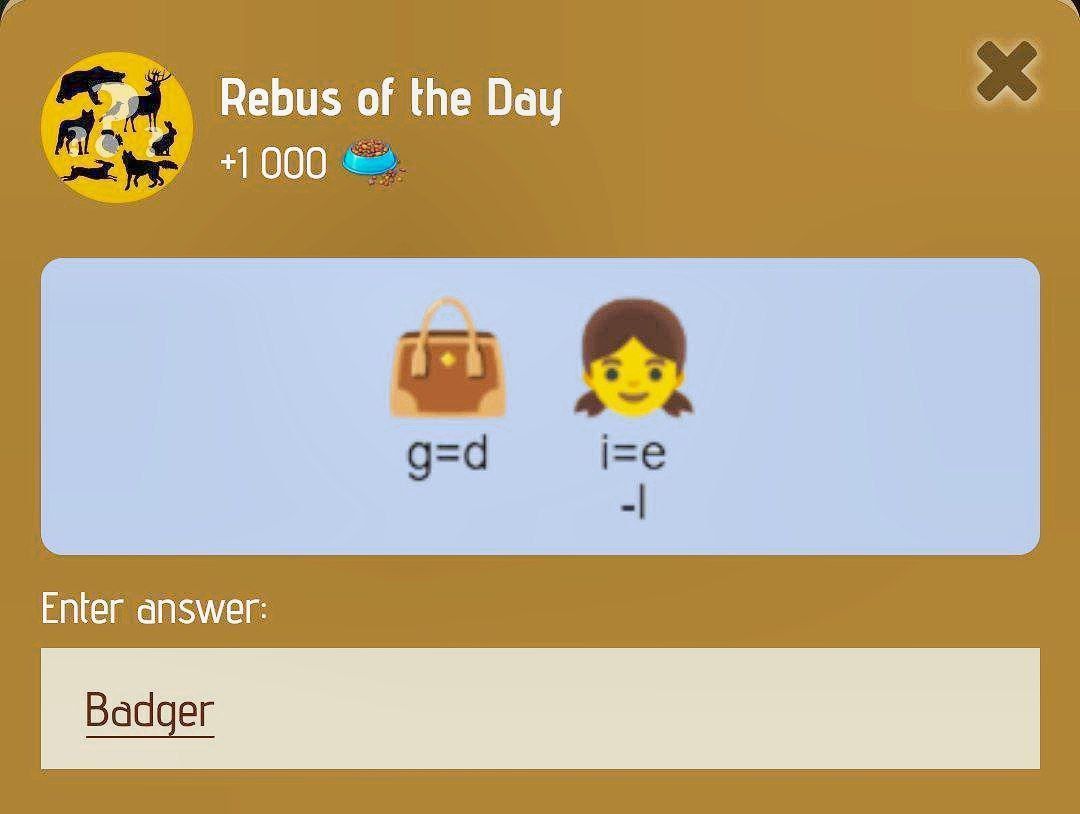 Zoo Rebus of the Day January 15, 2025