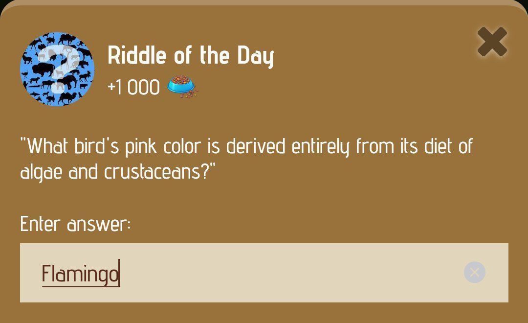 Zoo Riddle of the Day January 15, 2025