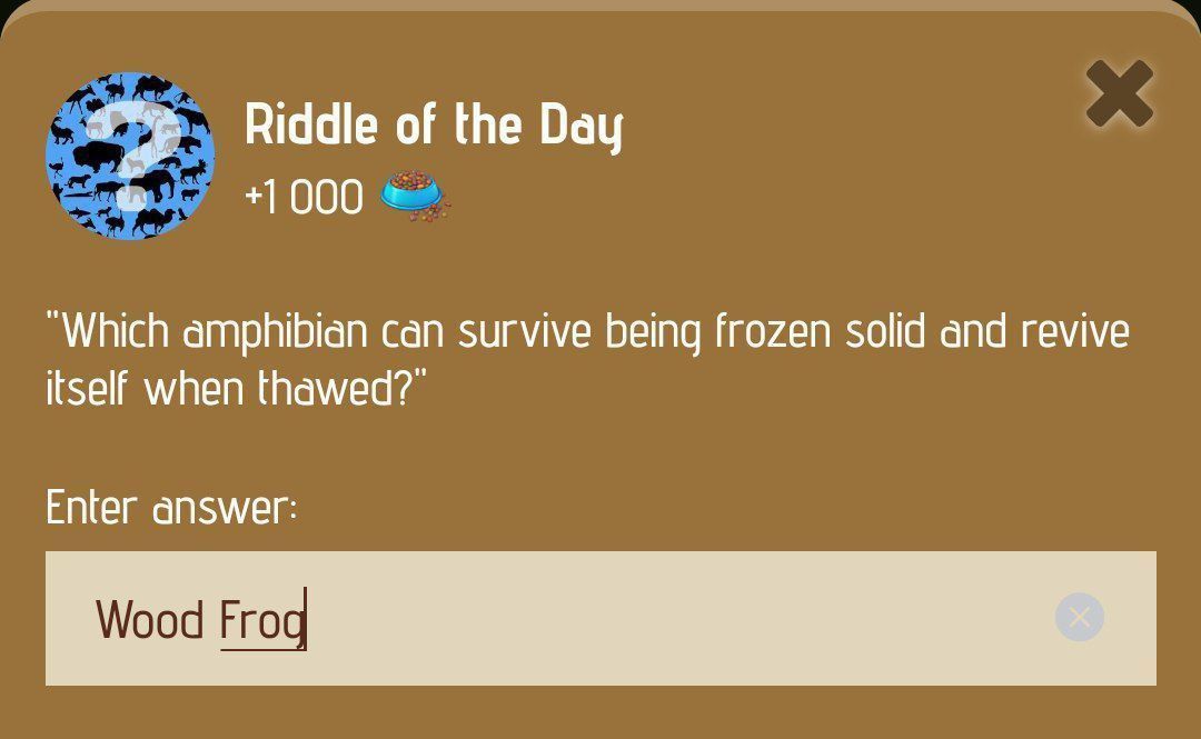 Zoo Riddle of the Day January 17, 2025