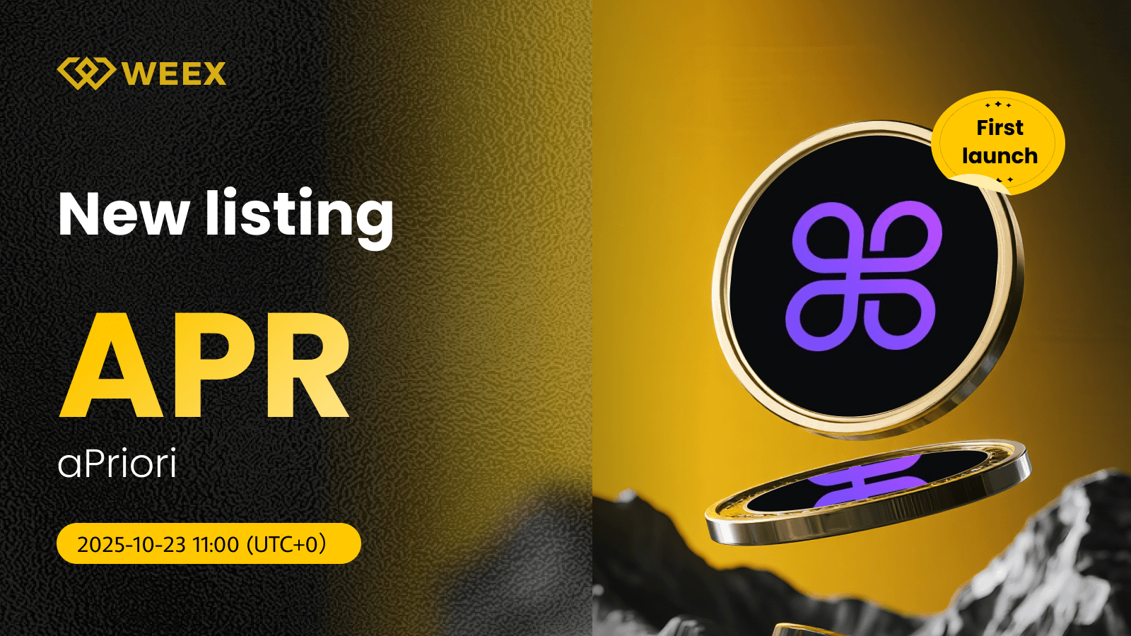 aPriori (APR) Coin now available on WEEX