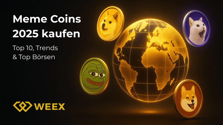 Meme Coins 2025 kaufen: Top 10, Trends & Top Börsen