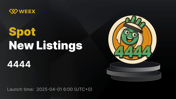 4444 USDT comercio ahora en vivo en WEEX