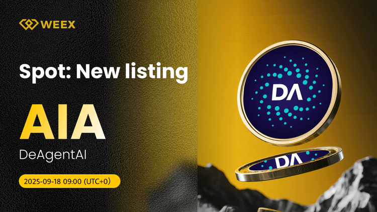 AIA USDT Trading is Live on WEEX: DeAgentAI (AIA) Coin