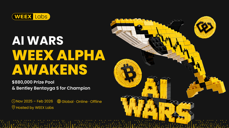 Unisciti a AI Wars: WEEX Alpha Awakens!Bando globale per le Alfa di trading AI