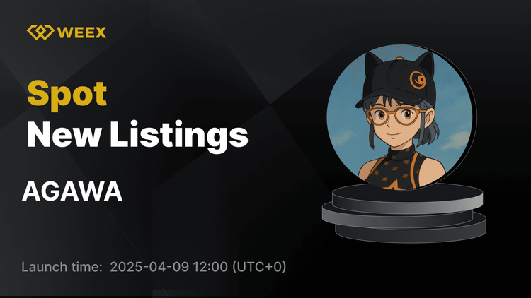 Agawa (AGAWA) debuta en WEEX Spot con el par AGAWA USDT oficialmente abierto a negociación