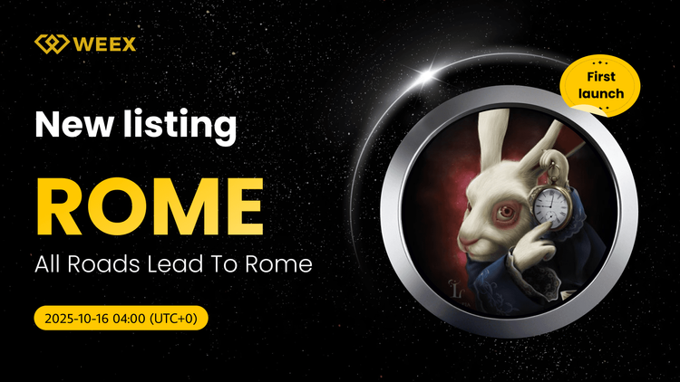 WEEX Lists ROME USDT for All Roads Lead To Rome Coin