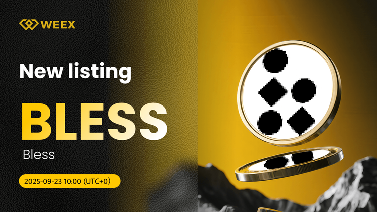 BLESS USDT Now Live for Spot Trading on WEEX Exchange