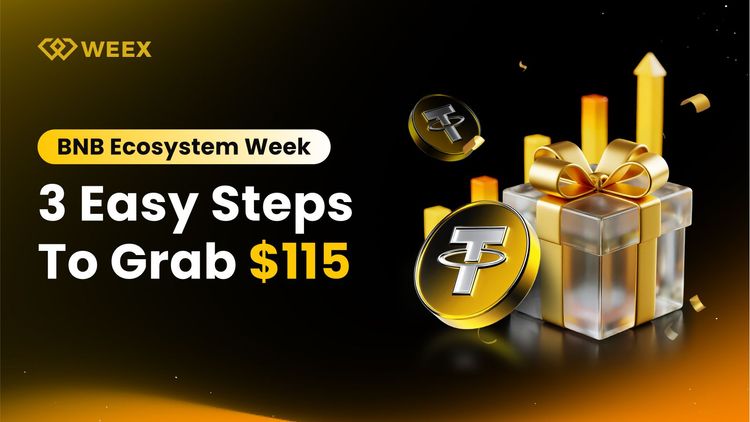 BNB Ecosystem Week on WEEX Exchange: New Users Claim Up to $115 in Easy Rewards