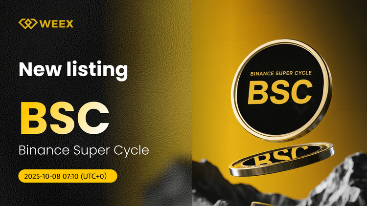 Binance Super Cycle (BSC) Coin Gets Listed on WEEX