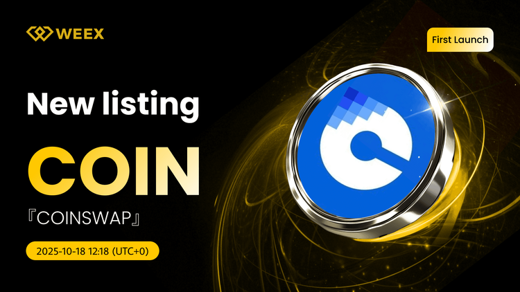 COIN USDT Premieres on WEEX: COINSWAP (COIN) Spot Listing